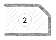 Profil wykończenia krawędzi płyty granitowej 2